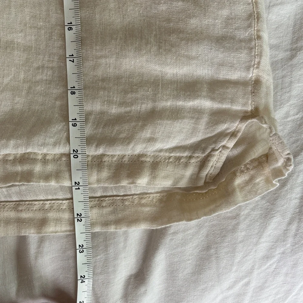 C&C California 100% Linen Button-Up Top size L - Picture 9 of 10